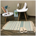 Hot selling custom cotton woven printed doormat rug